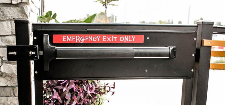 emergency push bar installation in Encinitas